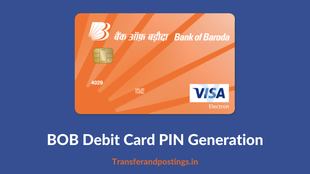 BOB Debit Card PIN Generation Process 2023 Best Ways To Generate Bank