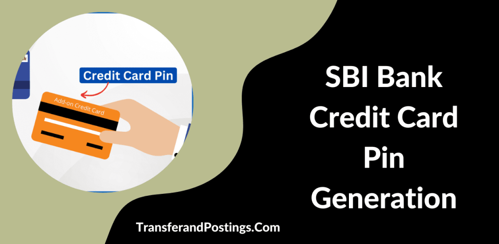 SBI Bank Credit Card Pin Generation 5 Different Types of Ways To