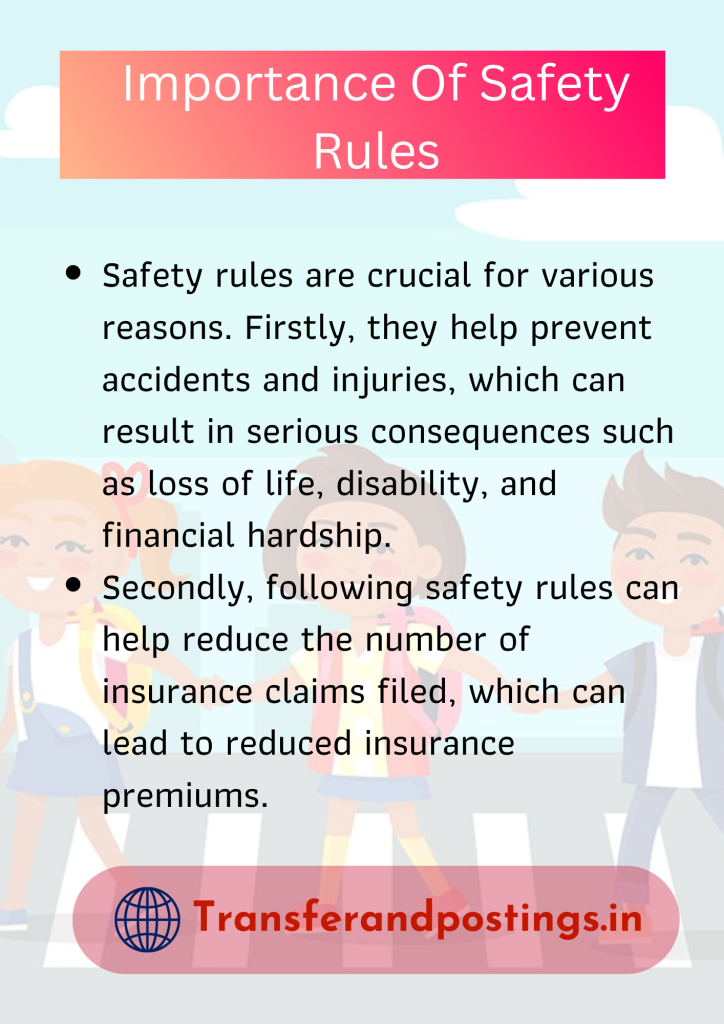 Paragraph On Safety Rules The Importance Of Adhering To Safety Rules