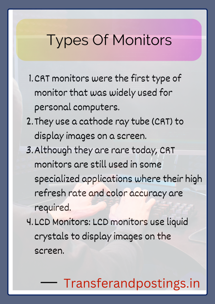 10 Lines On Monitor ''Exploring the Key Features and Functions ...