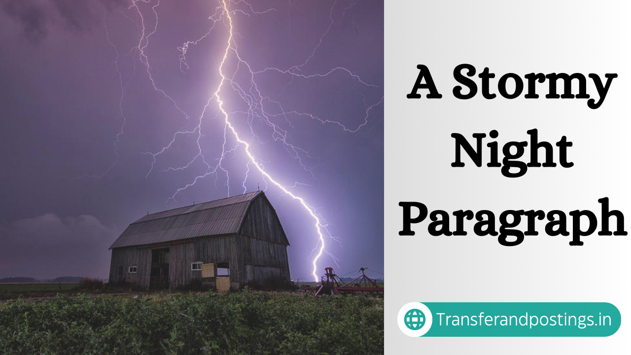 Descriptive Words For Dark And Stormy Night at Ann Mckinley blog