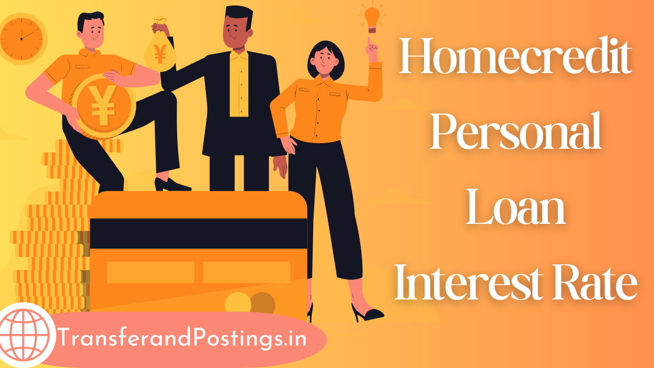 Homecredit Personal Loan Interest Rate - Transfer and Postings