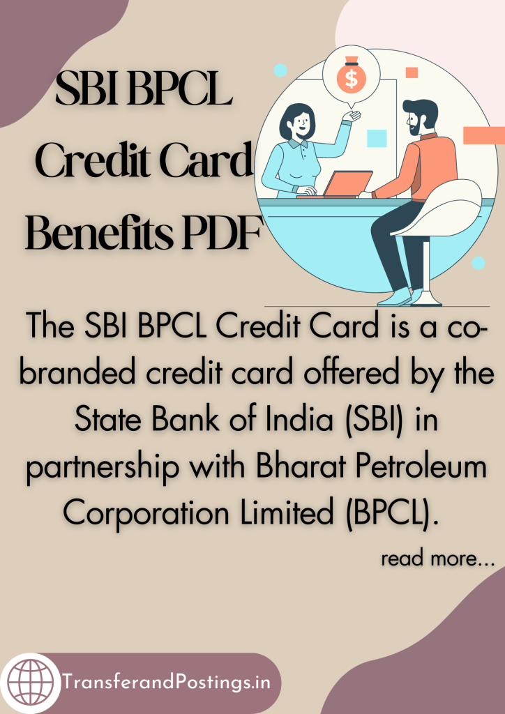 SBI BPCL Credit Card Benefits PDF Everything You Need to Know