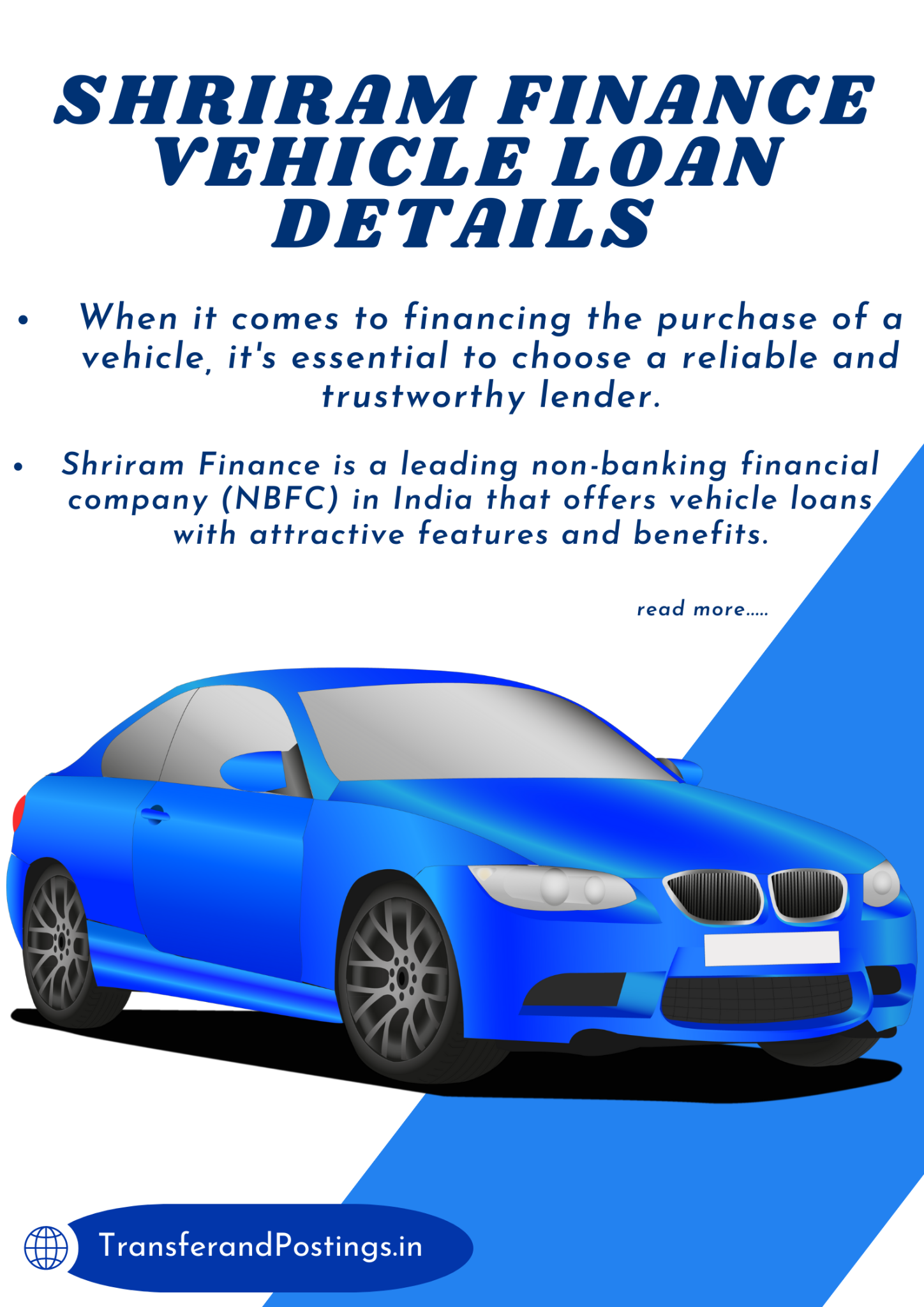 Shriram Finance Vehicle Loan Details Transfer and Postings